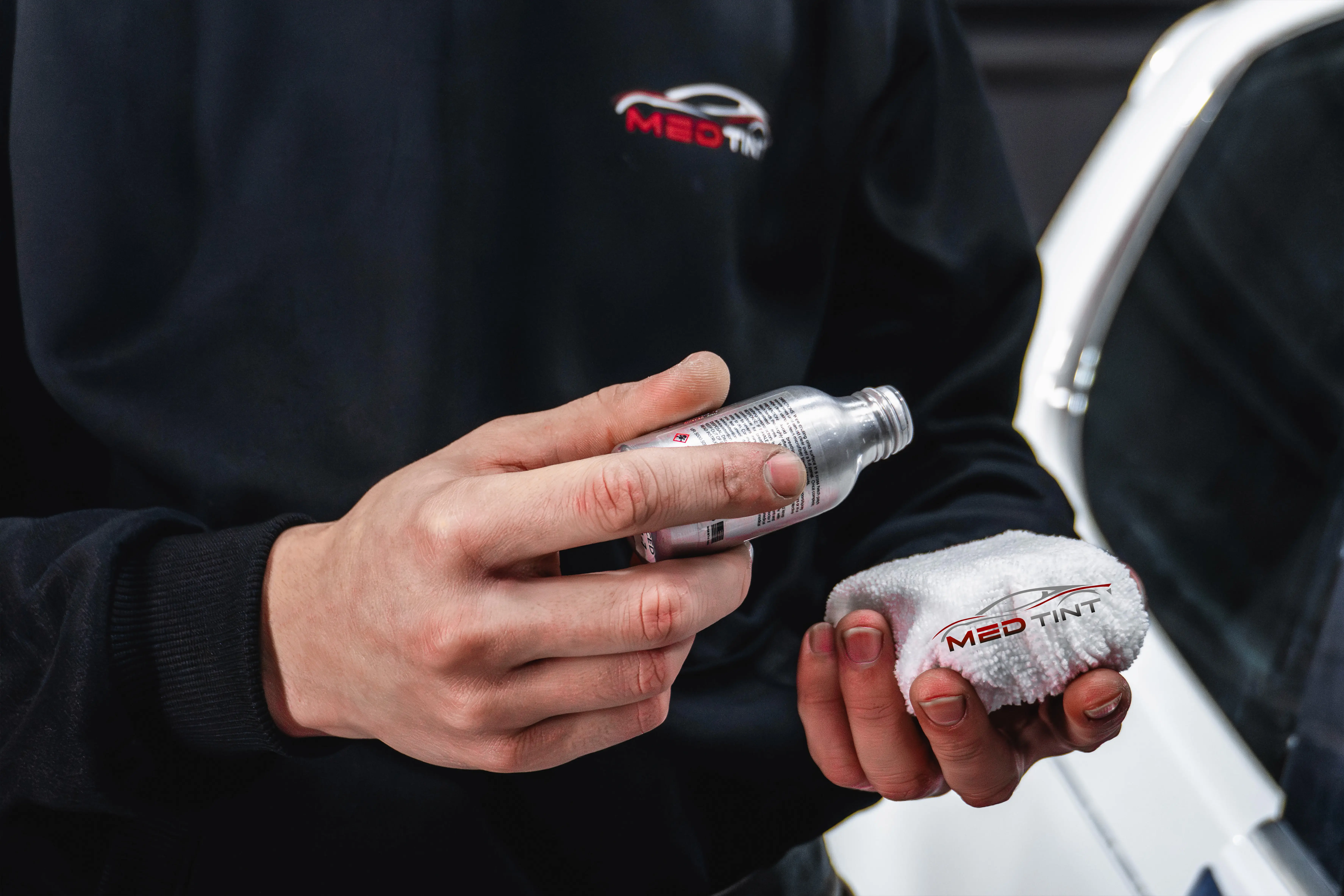 Med Tint ceramic coating and gloss protection service